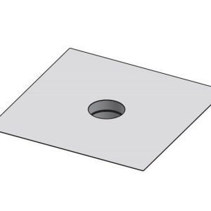 10" Single Wall Grease Duct – Fan Plate Adapter (End Connection)