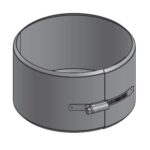 10" Single Wall Grease Duct – Cut Length Locking Band
