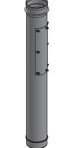 20" Single Wall Grease Duct – Inline Access Door Length | Cleanout Section for Commercial Exhaust Systems