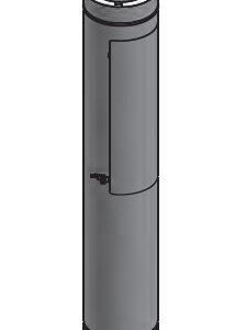 10" Double Wall Grease Duct – Inline Access Door Section | Reduced Clearance, NFPA 96 Compliant