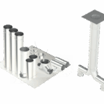 18" Single Wall Grease Duct Kit – 10' Straight, Dual 12" Connections, No-Weld Hood & Fan Compatible