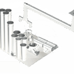 22" Single Wall Grease Duct Kit – 30' Straight, 2x 90° Elbows, Dual 16" Connections, No-Weld Hood & Fan Compatible
